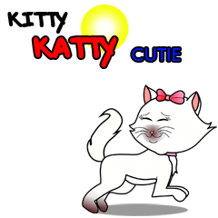 [LINEスタンプ] Kitty Katty Cutie