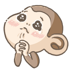 [LINEスタンプ] Little monkeyland part two