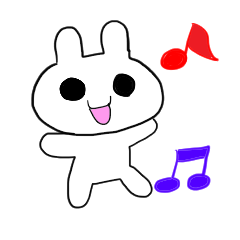 [LINEスタンプ] ちょび耳うさぎ