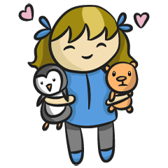 [LINEスタンプ] Kimberly ＆ Friends: Daily Life