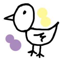 [LINEスタンプ] A little bird says low-key (2)の画像（メイン）