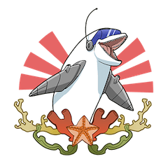 [LINEスタンプ] RAD the Albino Dolphin