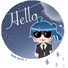 [LINEスタンプ] Annoying＆Lazy girl