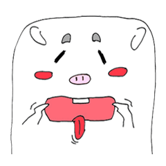 [LINEスタンプ] Hiroshi Pig