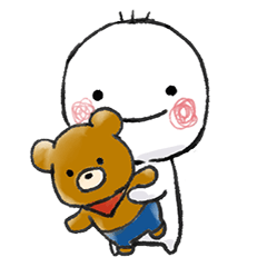 [LINEスタンプ] みねちゃんとぬいぐるみたち