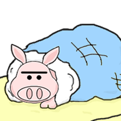 [LINEスタンプ] I am Powerful Pig！