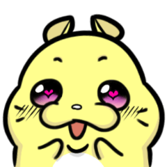 [LINEスタンプ] cute pudding mouse
