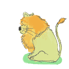 [LINEスタンプ] Kind Lion