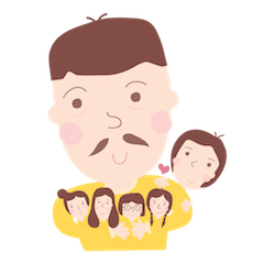 [LINEスタンプ] mr.perfect family