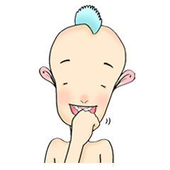 [LINEスタンプ] Mohawk Man [EN]