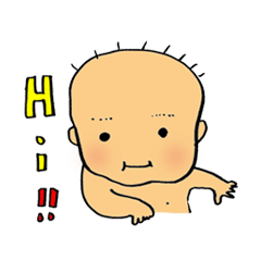 [LINEスタンプ] Hi！Baby