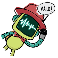 [LINEスタンプ] Arkey - Radio Kampus ITB