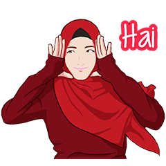 [LINEスタンプ] Hijaber Update 3