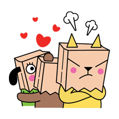 [LINEスタンプ] Hot guys！