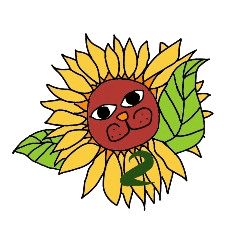 [LINEスタンプ] ひまわりもどきライオン2