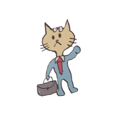 [LINEスタンプ] サラリーマンねこたくん