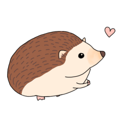 [LINEスタンプ] Little my Hedgehog