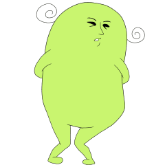 [LINEスタンプ] 枝豆もどき2粒目