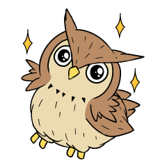 [LINEスタンプ] ミミズクくんスタンプ