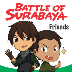[LINEスタンプ] Battle of Surabaya Friends Part 2