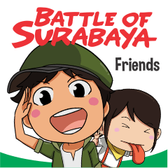 [LINEスタンプ] Battle of Surabaya Friends