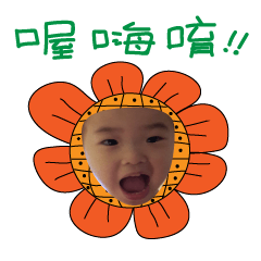 [LINEスタンプ] The little Wang's daily