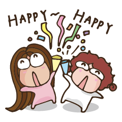 [LINEスタンプ] Miss and Ms - Life of fun again