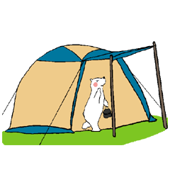 [LINEスタンプ] camp camp camp！