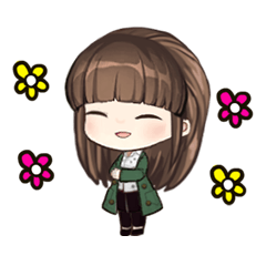 [LINEスタンプ] Miss.Grass is cute