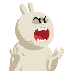 [LINEスタンプ] [Animation] frivolous rabbit