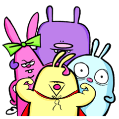[LINEスタンプ] Funny Bunny ＆ Friends！ Part Deux