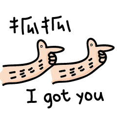 [LINEスタンプ] Hand's World