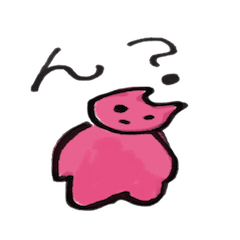 [LINEスタンプ] ピンクキャットマン
