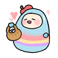 [LINEスタンプ] Colorful Easter Egg