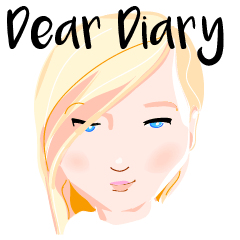 [LINEスタンプ] Dear Diary Girl