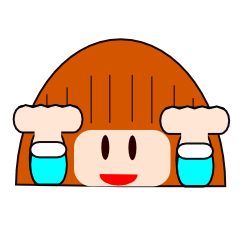 [LINEスタンプ] 落ち着き女子まる子日本語バージョン