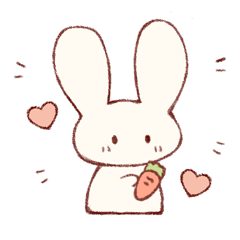 [LINEスタンプ] ゆるうさぎのスタンプ