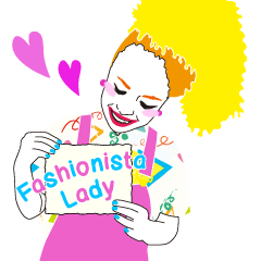 [LINEスタンプ] Fashionista Lady-vol.4