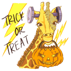 [LINEスタンプ] Jinjin Happy Giraffe