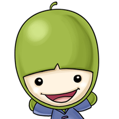 [LINEスタンプ] Jujube brother and sister say hello