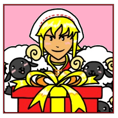 [LINEスタンプ] メリーさんとかわいい羊ちゃん達
