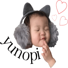 [LINEスタンプ] ゆのぴ、ときどきねこ。