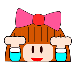 [LINEスタンプ] 落ち着き女子まる子