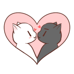 [LINEスタンプ] だいすきねこ。