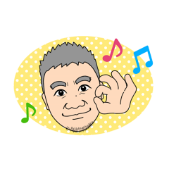 [LINEスタンプ] 音楽の鎌田です。