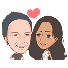 [LINEスタンプ] Daniel Loves Oa
