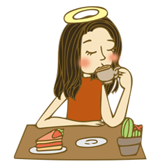 [LINEスタンプ] Enkeli's Fabulous Life