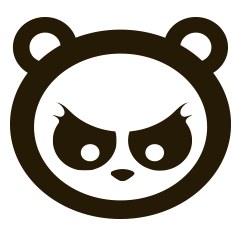 [LINEスタンプ] 怒っているパンダ