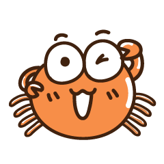 [LINEスタンプ] Crab life