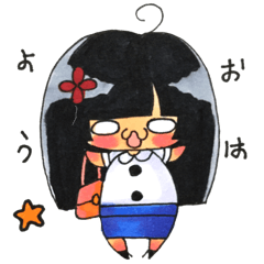 [LINEスタンプ] 夜のお仕事の子の日常スタンプ